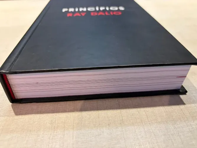 Livro Princípios, de Ray Dalio (Capa dura, preta. Excelente estado.)