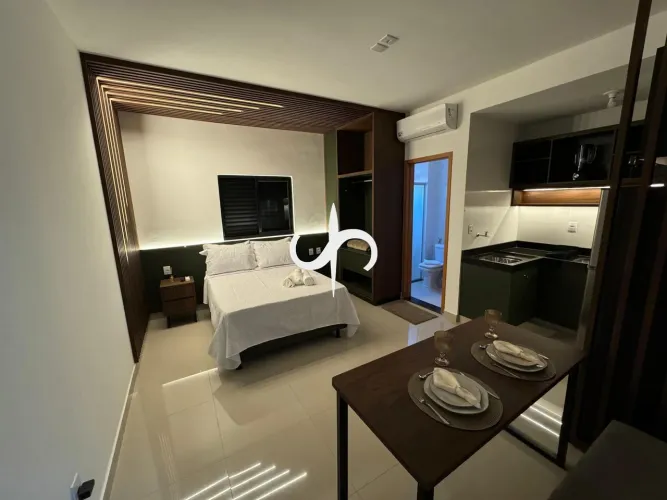 Studio Blue Life mobiliado e ativo no Airbnb  R$ 2.400/mês de renda