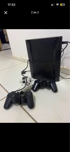 PlayStation 3 desbloqueado + 1000 jogos + 3 controles
