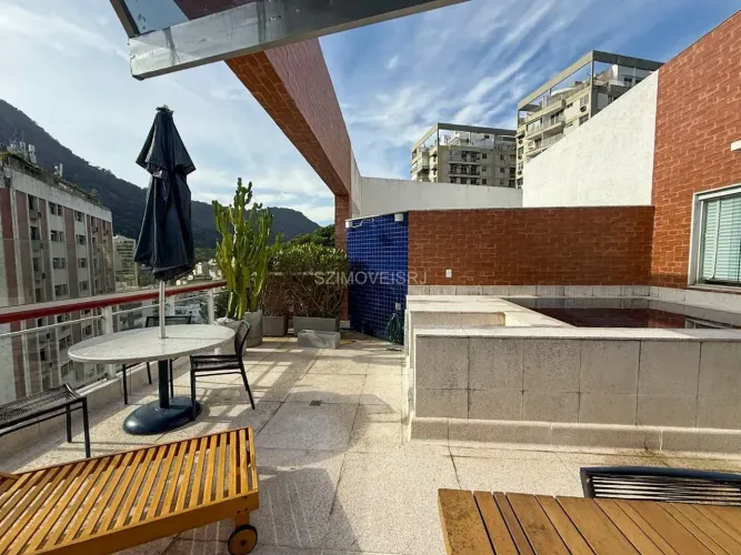 Duplex para venda com 180 metros quadrados com 3 quartos em Lagoa - Rio de Janeiro - RJ