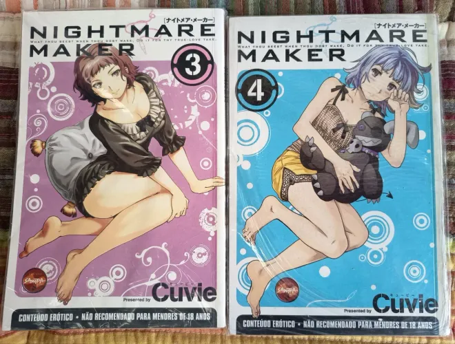 Kit Mangás Nightmare Maker vols 3 e 4 (Novos) | Ecchi / Hentai / Erótico | Nova Sampa