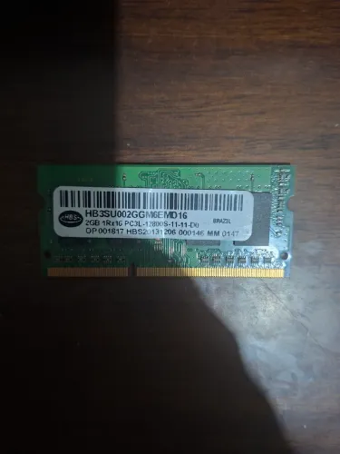 Memória PCL3 DDR3 2GB 12800