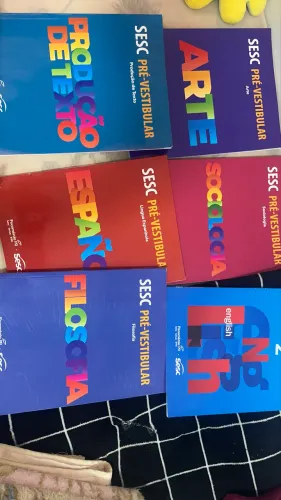 livros Pré-vestibular SESC POLIEDRO