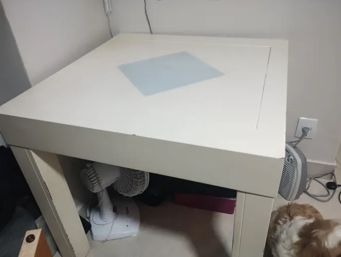 vende se mesa quadrada com aumento de tamanho