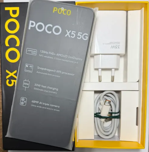 POCO X5 5G 8GB RAM 256 GB Memória Green 