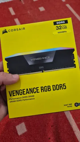 Memória ram ddr5 32gb corsair vengeance 6200mhz 