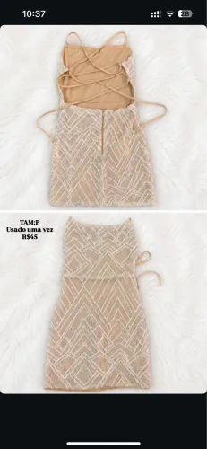 Vestido de paete
