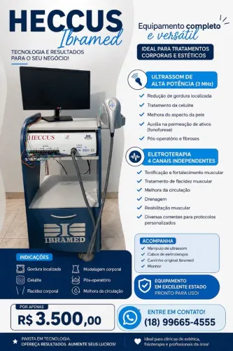 Heccus Hibramed | Equipamento completo e versátil 