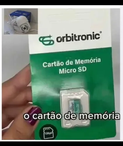 Cartão de memória 64GB , tipo 10 U3, da Orbitronic