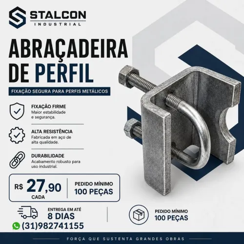 Abraçadeira de Perfil