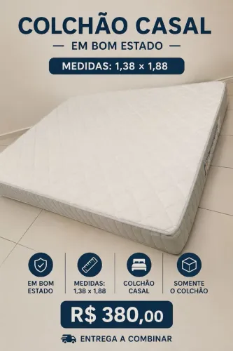 Colchão de casal 