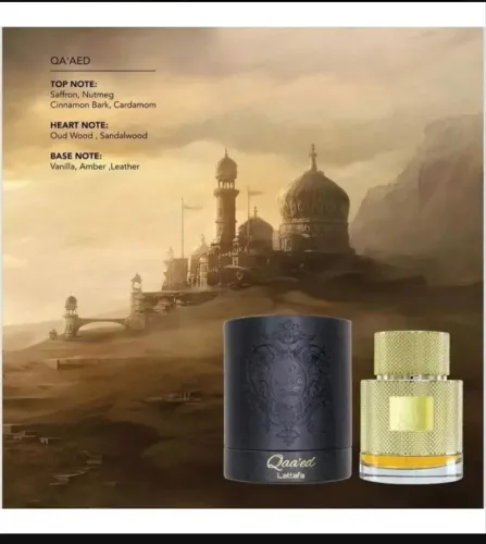 Perfume Qaa'ed da marca Lattafa. 100ml.
