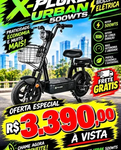 Scooter elétrica 500w