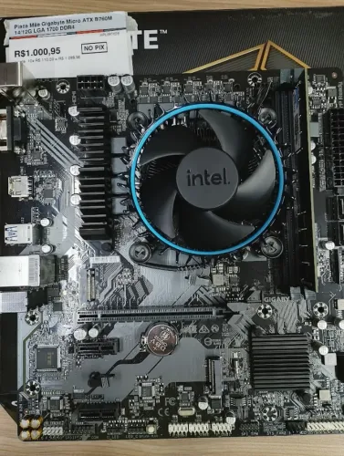 Placa mãe + Processador i5 12 geração