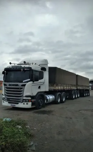 Scania G440 6x4 12/13 e Rodotrem Randon 3x3