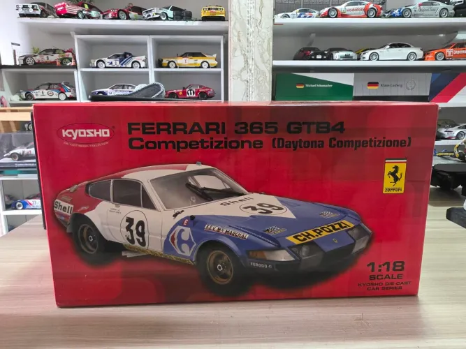 Miniatura 1.18 Ferrari 365 GTB4 Competizione (Daytona Competizione) Kyosho