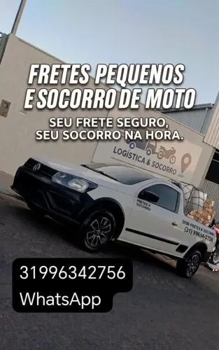 fretes pequenos e socorro motos