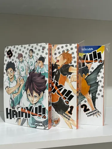 Mangá Haikyu!! Volumes 1, 2 e 9