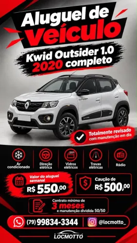 Renault Kwid Intense 1.0 Flex 12V 5P Mec. 2019