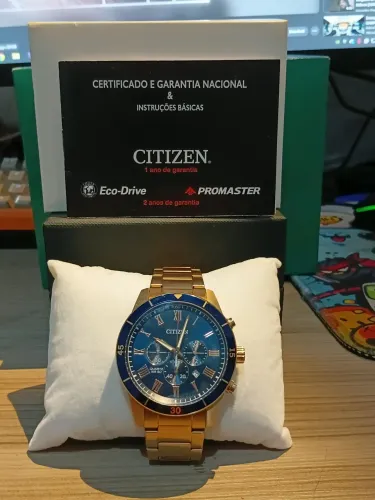  Relogio Citizen Chronograph Quartz calibre 0520