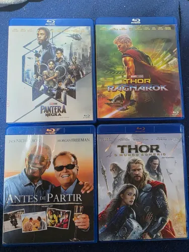Lote de filmes blurays usados