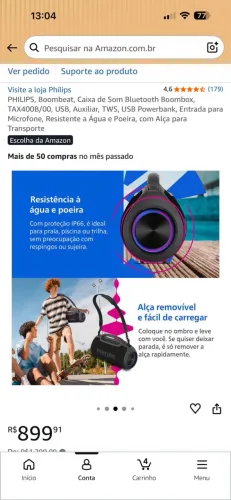 Caixa de som Philips
