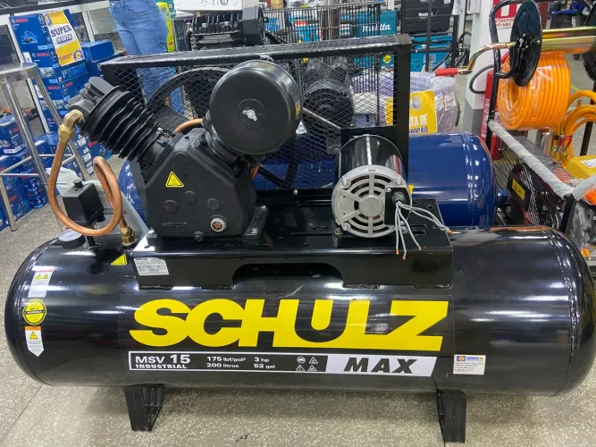 Compressor schulz 200L Max industrial 