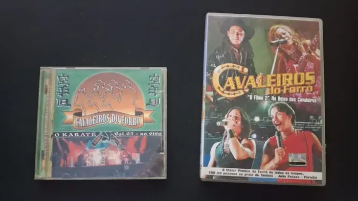 Conjunto CDs antigos Cavaleiros do Forró