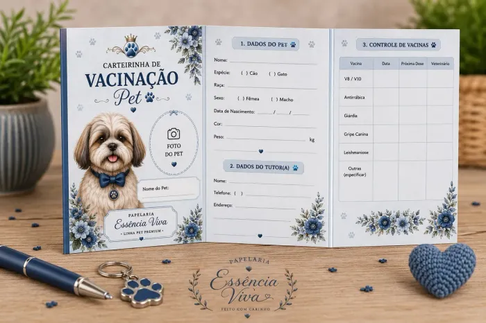 Papelaria Pet Personalizada para Pet Shop, Banho e Tosa