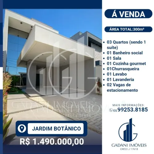 CASA Á VENDA NO JARDIM BOTÂNICO - SINOP MT