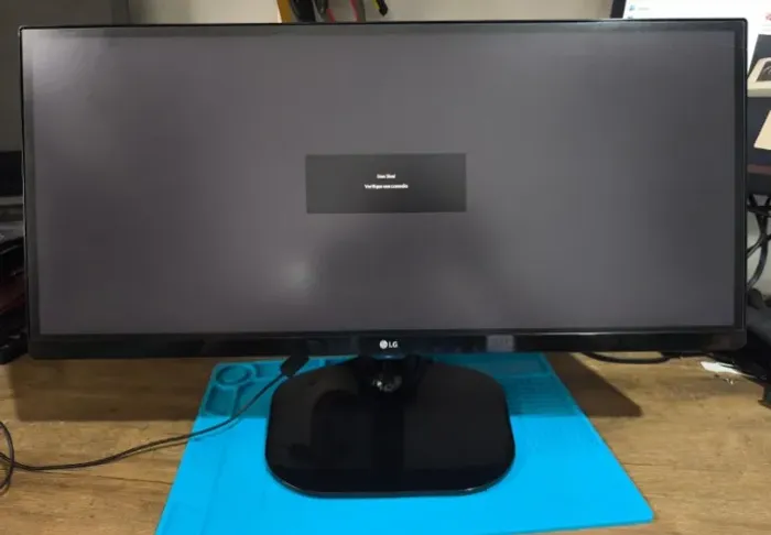 Monitor LG 25 Polegadas Ultrawide + Cabos