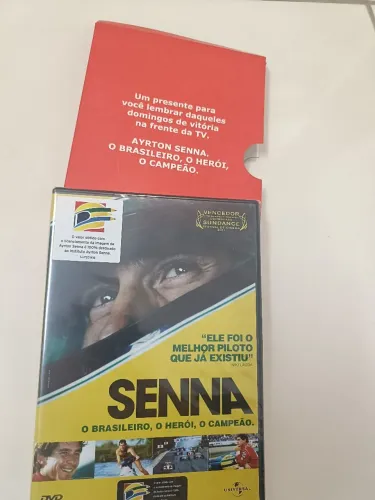 Biografia Senna. SENNA o brasileiro, o herói, o campeão. Dvd lacrado. Com caixa.