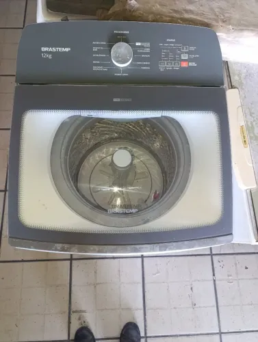 MAQUINA DE LAVAR BRATEMP 12KG CESTO DE INOX COM GARANTIA .