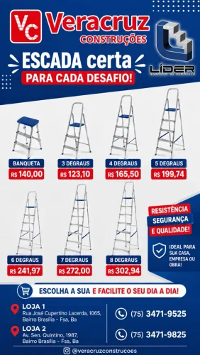 Escadas de Alumínio