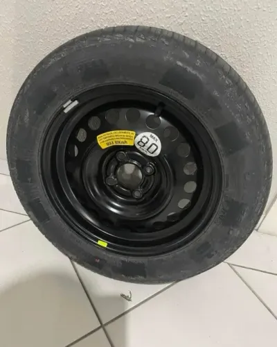 Pneu e roda estepe Nissan Kicks 2021 Nunca rodado