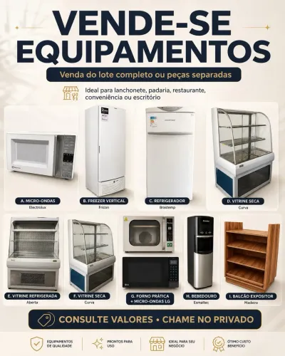 Equipamentos para cafeteria