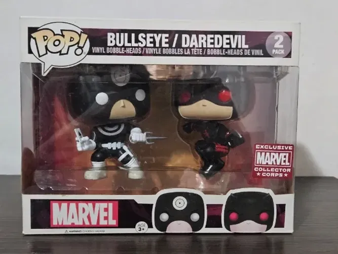 Funko Pop Bullseye / Daredevil Base quebrada 2-Pack