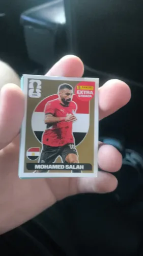 Figurinha legend ouro do Mohamed salah original 2026 em perfeito estado