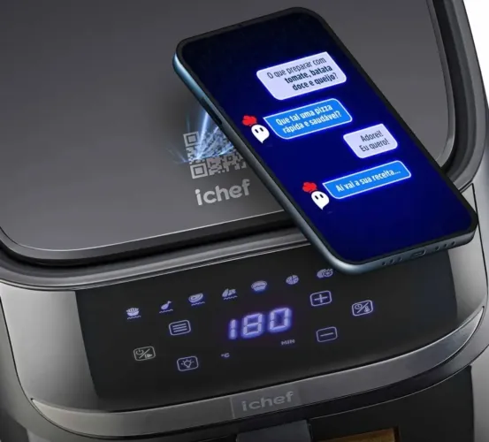Airfryer Polishop iChef - inteligência artificial 