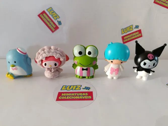 Colecionáveis hello Kitty - 5 unidades