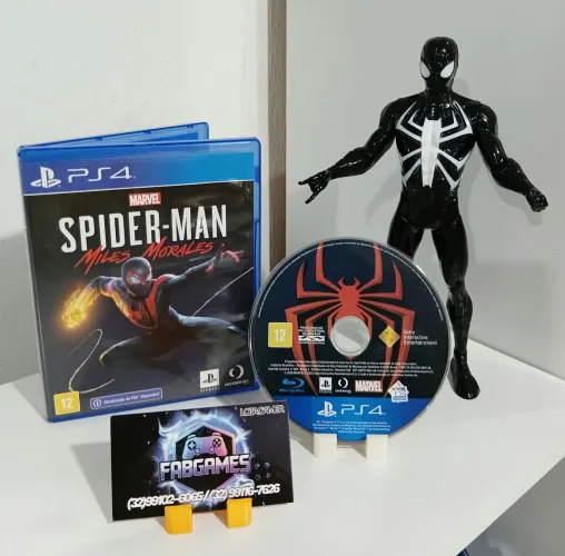 Jogo PS4 SPIDER-MAN Miles Morales. Aqui na LOJA FABGAMES 
