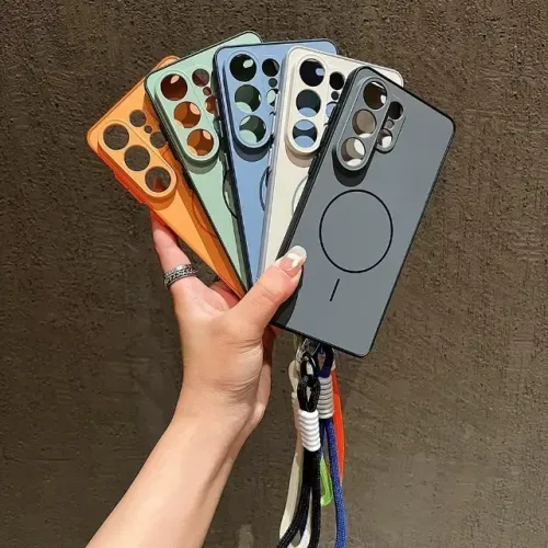 Capa Samsung Galaxy Linha S com Cordão Alça e MagSafe 