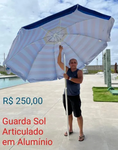 Guarda Sol Gigante Articulado 2mt.60cm.