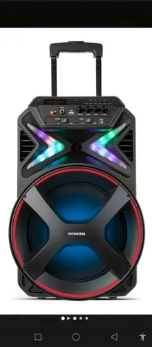 Caixa de som portátil Mondial 400 RMS
