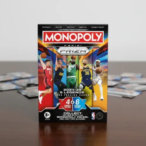 Lote 25 Cards Panini Prizm Monopoly Nba 2024-25 - Wembanyama, Luka Doncic, Kevin Durant