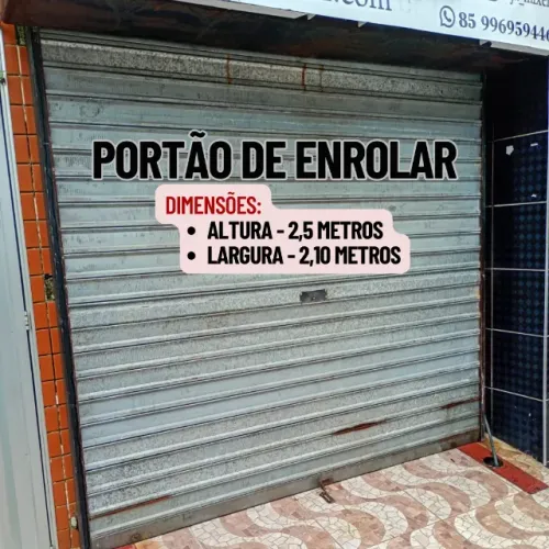 Porta De Enrolar Manual - Porta De Aço Galvanizado
