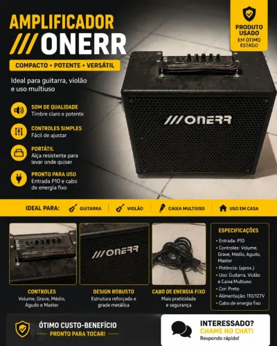 Amplificador onerr Sniper 20