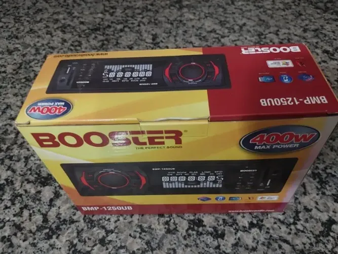 Rádio Automotivo Booster BMP-1250UB - USB / SD / AUX (Na Caixa)