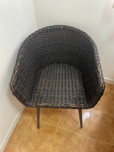 Poltronas de fibra sintética