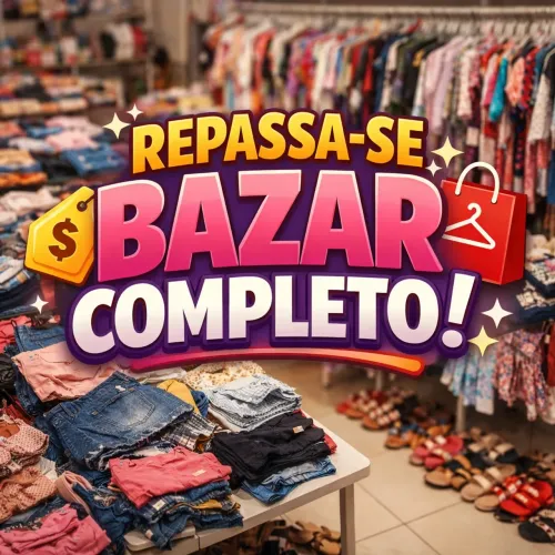 Bazar completo a venda
